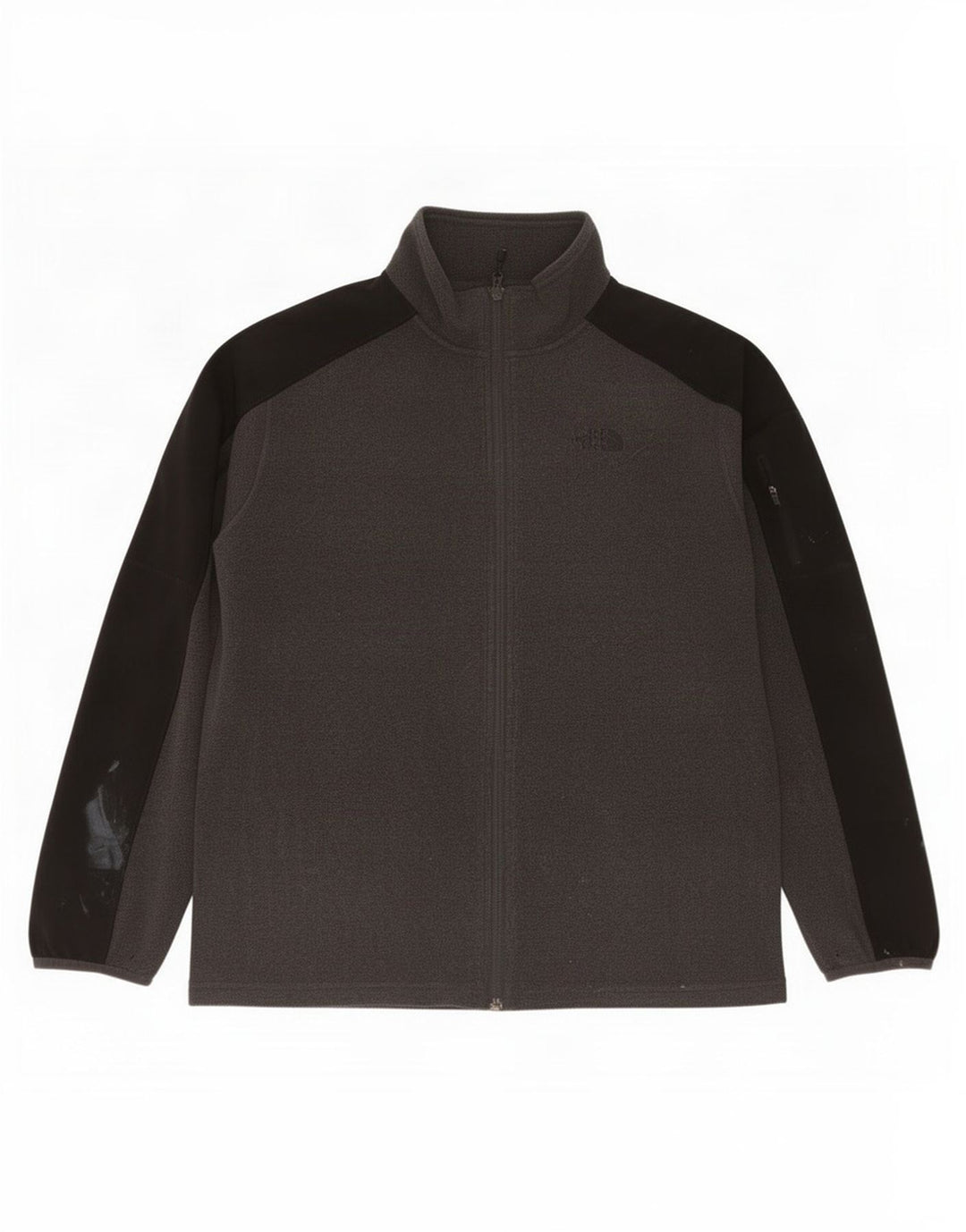 The North Face Ανδρικό Fleece Jacket UK 40 Large Grey Colourblock Polyester