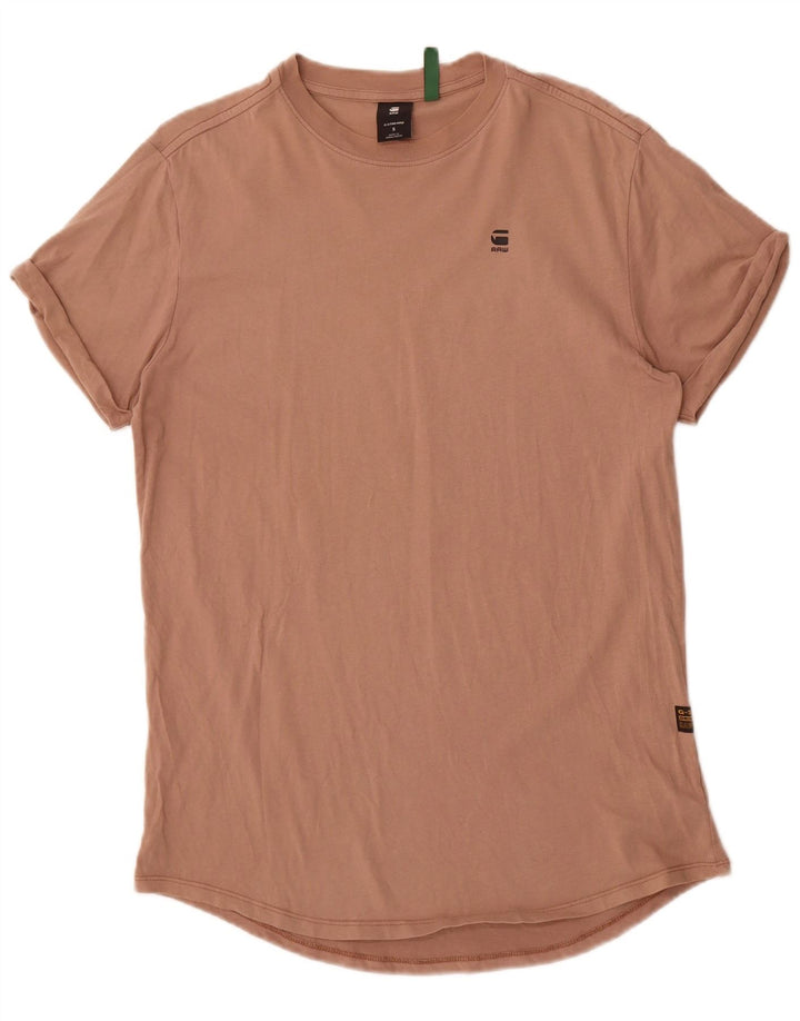 Ανδρικό T-Shirt G-Star Μικρό Μπεζ βαμβακερό