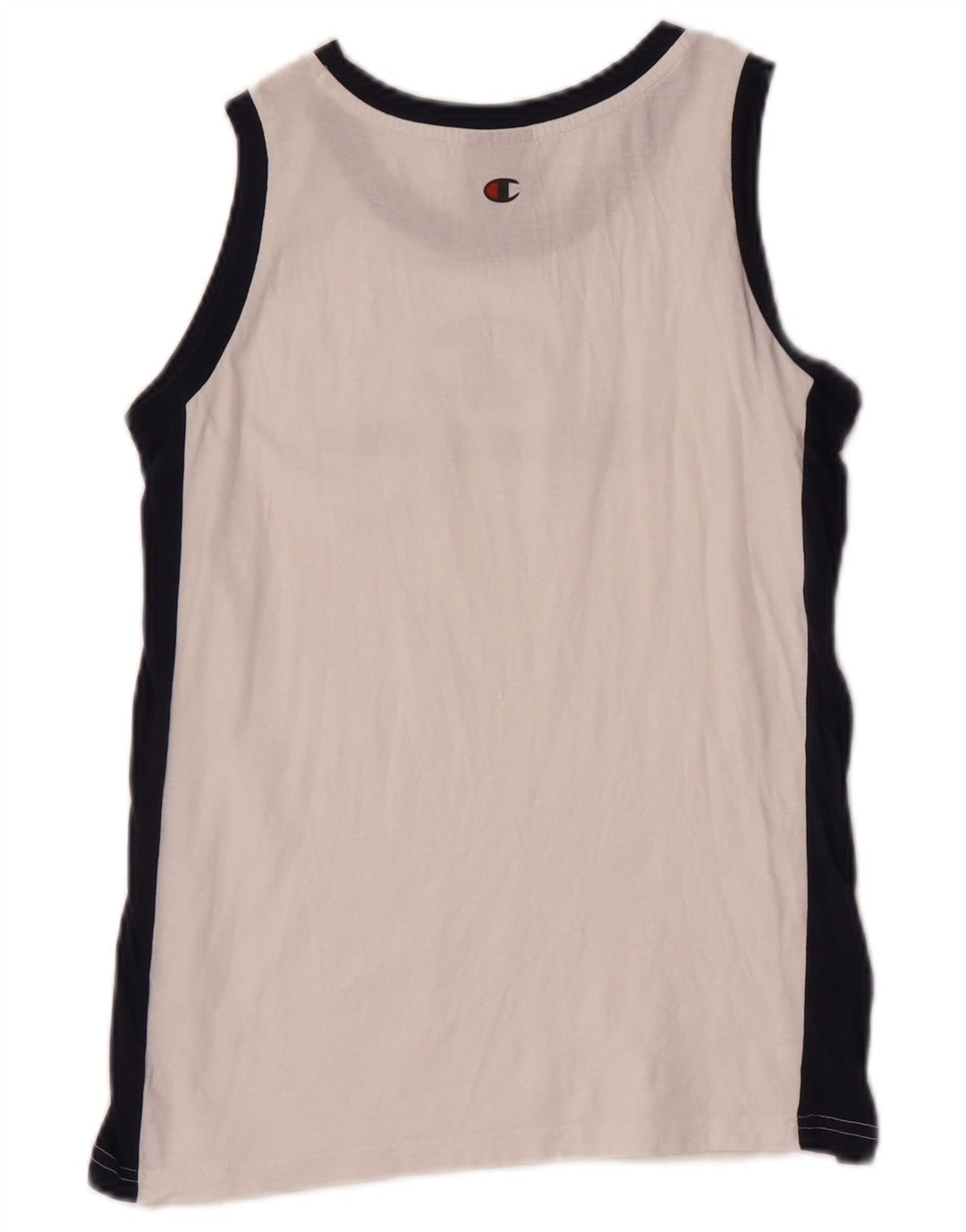 Champion Boys Graphic Vest Top 11-12 Years Large White Colourblock
