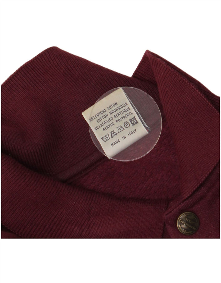 Ανδρικό γραφικό φούτερ F.LLI Campagnolo Jumper UK 40 Medium Burgundy