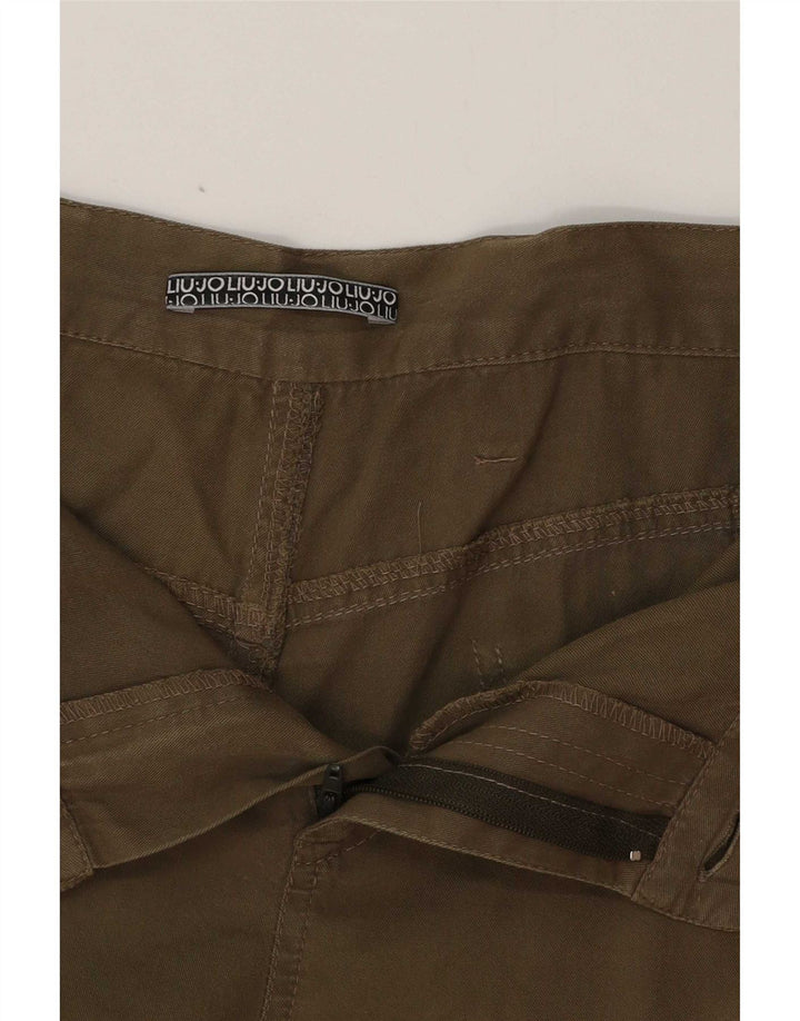 Liu Jo Γυναικείο σορτς Chino W32 μεγάλο χακί