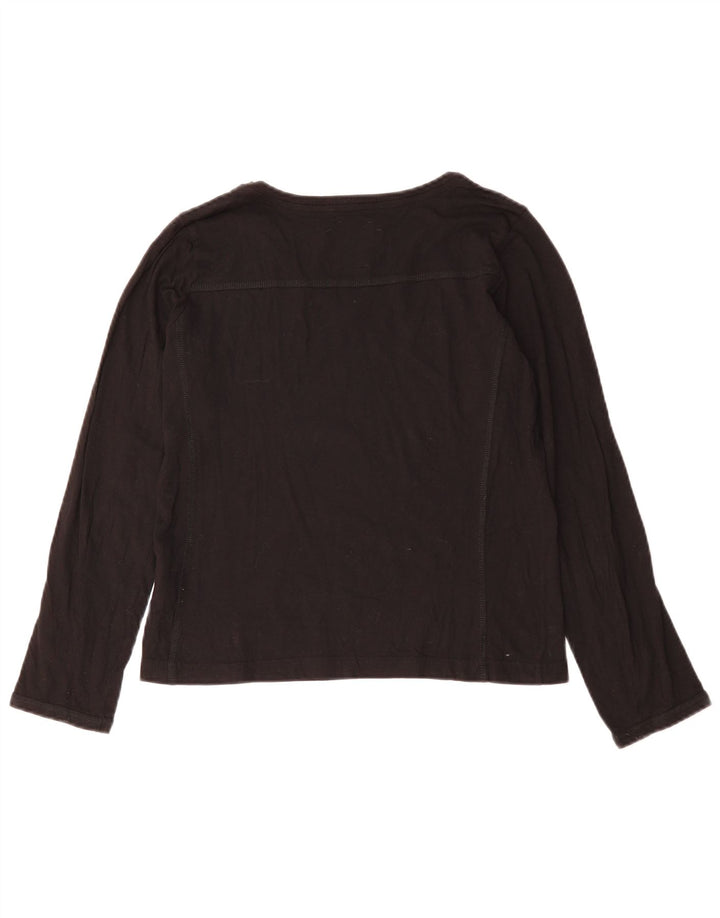 CHAMPION Γυναικείο Εύκολη Εφαρμογή Μακρυμάνικο UK 10 Μικρό Βαμβακερό μαύρο