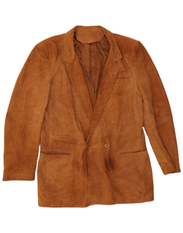 Vintage Ανδρικό Σουέντ Σακάκι Σακάκι IT 52 XL Καφέ Δέρμα