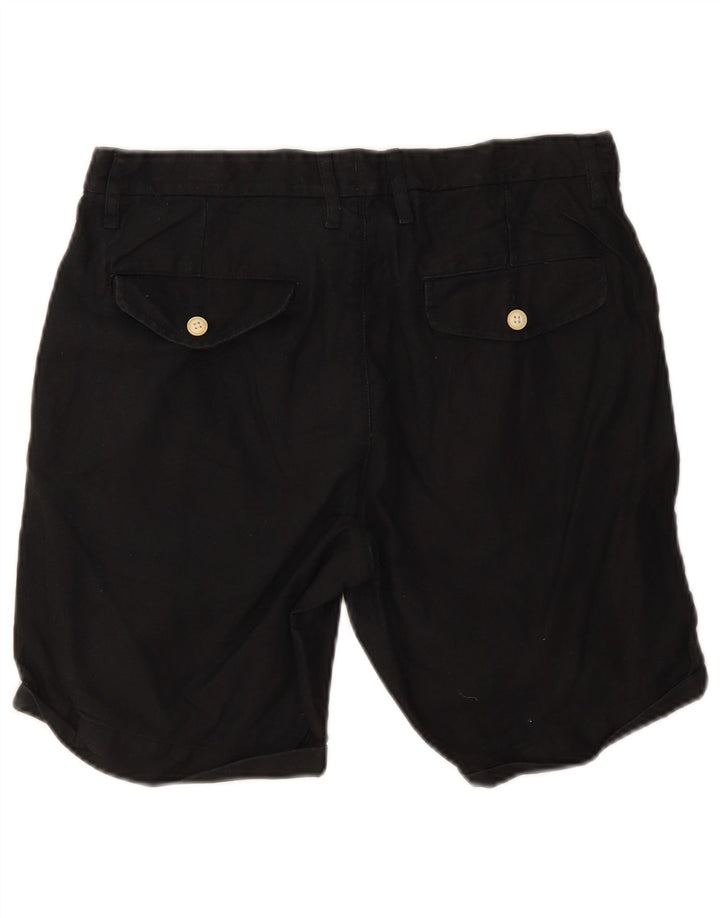 Ανδρικό σορτς Chino Izod W32 μεσαίο μαύρο βαμβακερό