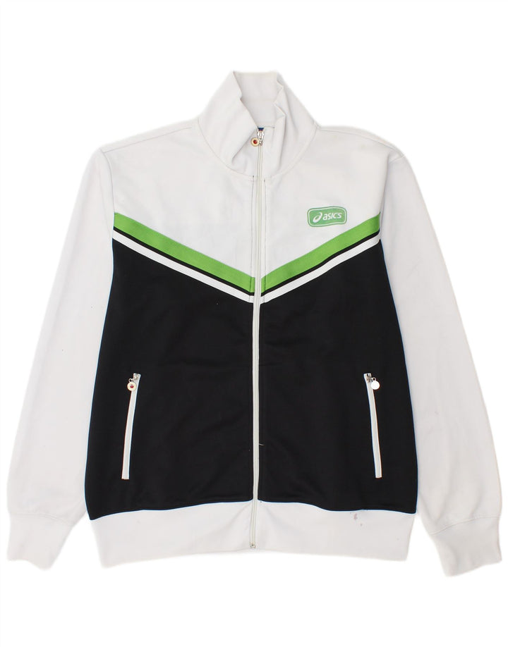 Ανδρική φόρμα Asics Top Jacket XL Μαύρο Colourblock Polyester