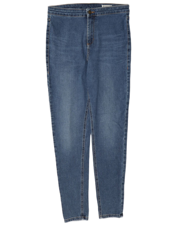 Marks & Spencer Γυναικεία Super Skinny Jeans UK 14 Large W32 L30 Blue Cotton