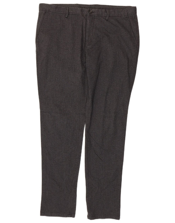 Ανδρικό παντελόνι Chino Massimo Dutti EU 48 XL W38 L33 Γκρι βαμβακερό