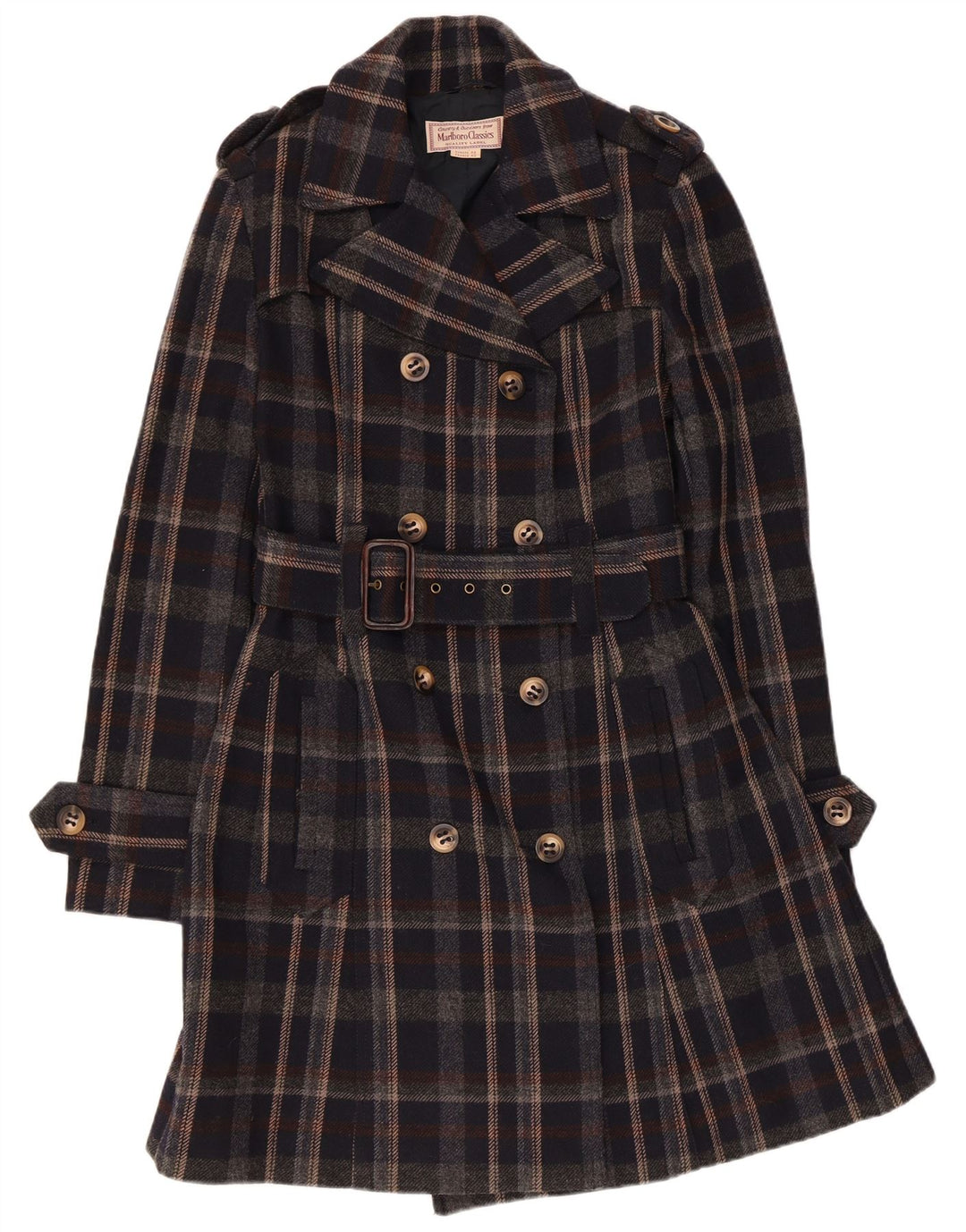 Γυναικεία καμπαρντίνα Marlboro Classics IT 44 Medium Black Check