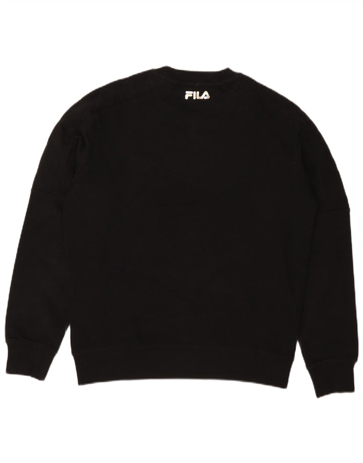 Ανδρικό φούτερ FILA Jumper XS Μαύρο βαμβακερό