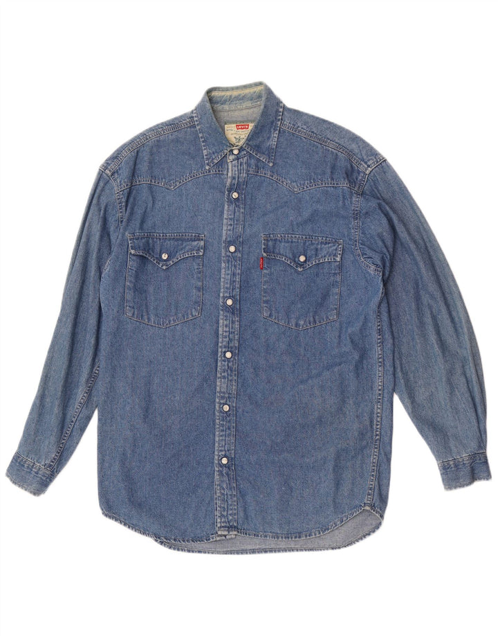 Ανδρικό τζιν πουκάμισο Levi's Small Blue