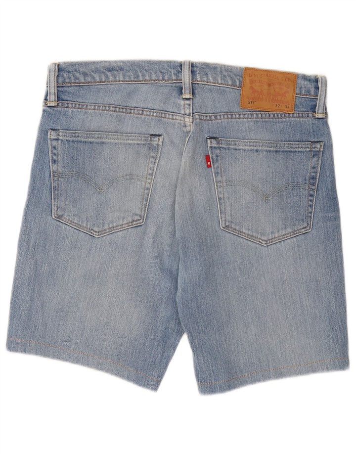 Ανδρικό τζιν σορτς Levi's 511 W32 μεσαίο μπλε βαμβακερό