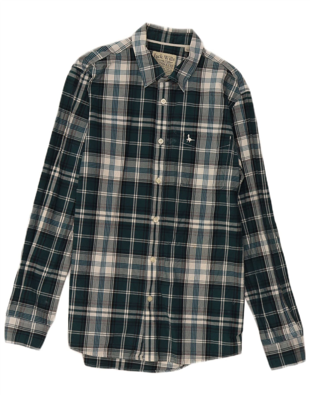 Ανδρικό πουκάμισο Jack Wills, μεσαίο πράσινο βαμβακερό