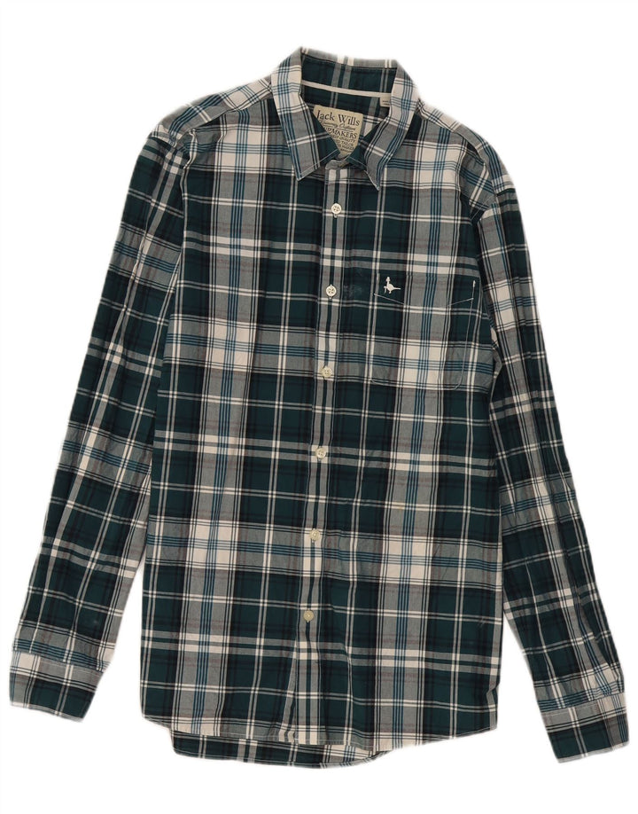 Ανδρικό πουκάμισο Jack Wills, μεσαίο πράσινο βαμβακερό