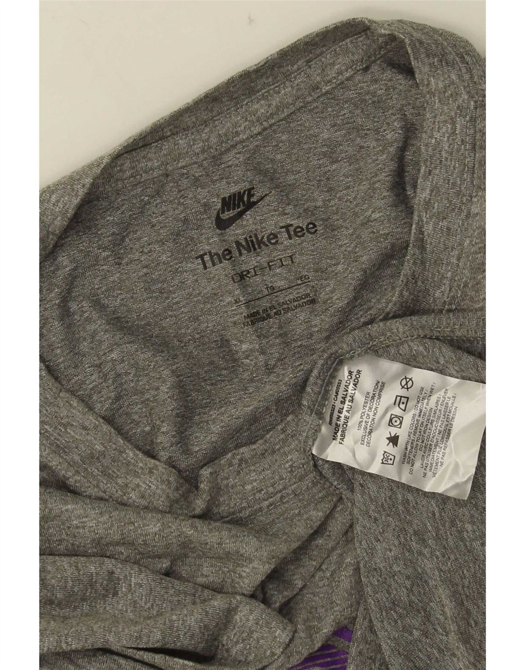 Ανδρικό T-Shirt Nike με γραφικό Dri Fit Top XL Grey Polyester