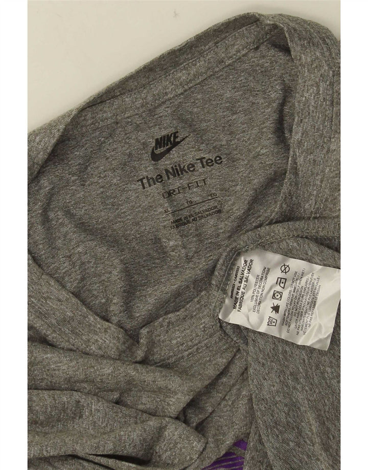 Ανδρικό T-Shirt Nike με γραφικό Dri Fit Top XL Grey Polyester