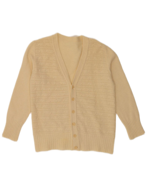 Vintage γυναικεία ζακέτα πουλόβερ UK 10 Small Beige