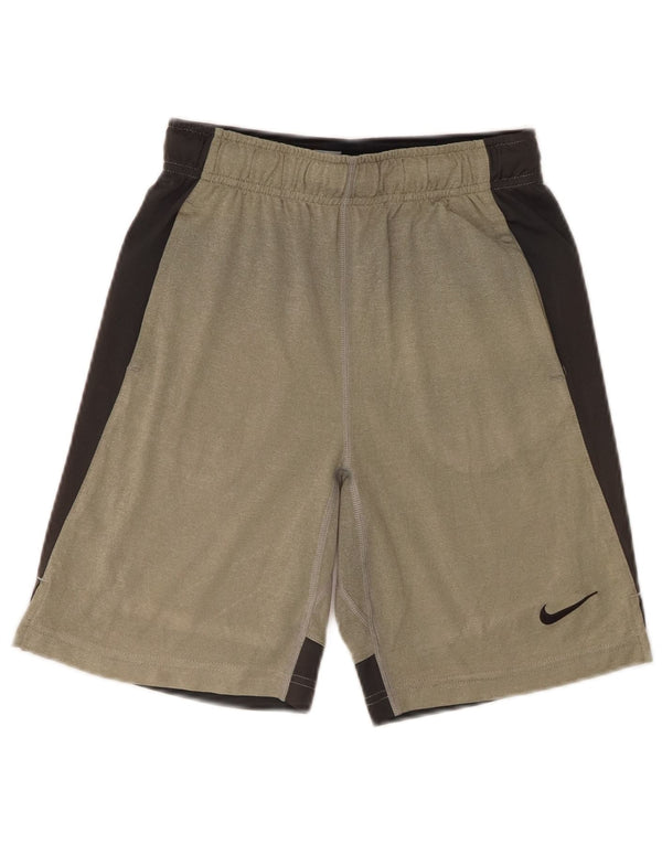 Αθλητικό σορτς Nike Boys Dri Fit 10-11 ετών Medium Khaki Colourblock