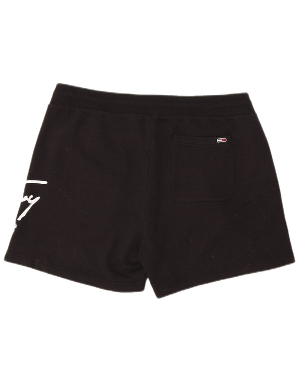Ανδρικό γραφικό αθλητικό σορτς Tommy Hilfiger XL μαύρο βαμβακερό
