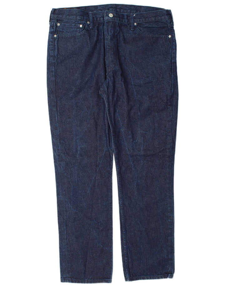 Levi's Mens 511 Slim Jeans W40 L32 Navy Blue Cotton Classic