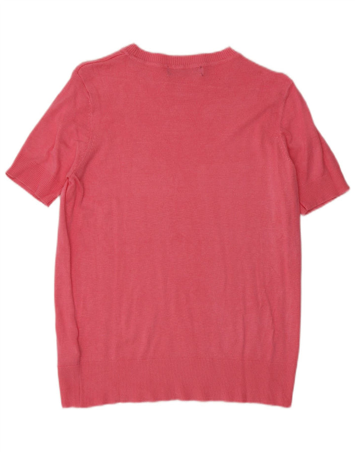 Marks & Spencer Γυναικείο πουλόβερ με λαιμόκαυστο UK 8 Small Pink