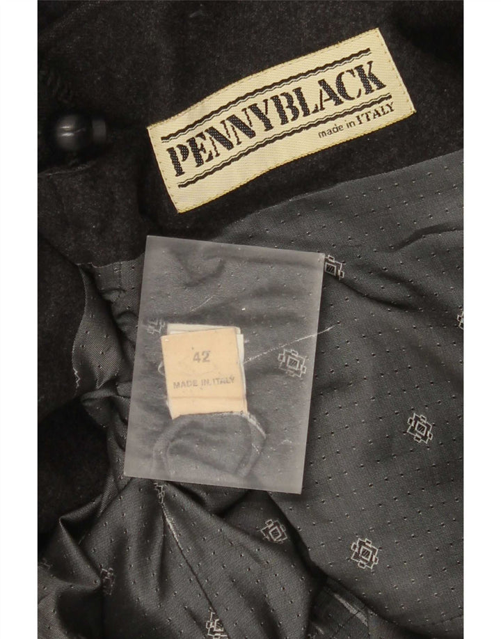 Penny Black Γυναικείο Μπουφάν 3 κουμπιών σακάκι IT 42 μεσαίο γκρι μαλλί