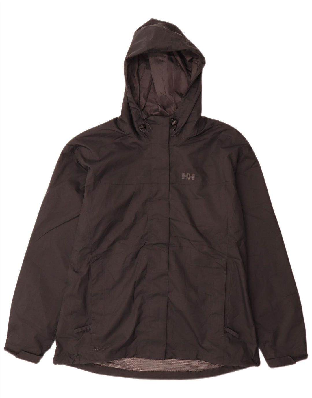 Helly Hansen Γυναικείο μπουφάν βροχής με κουκούλα UK 18 XL μαύρο πολυεστέρα