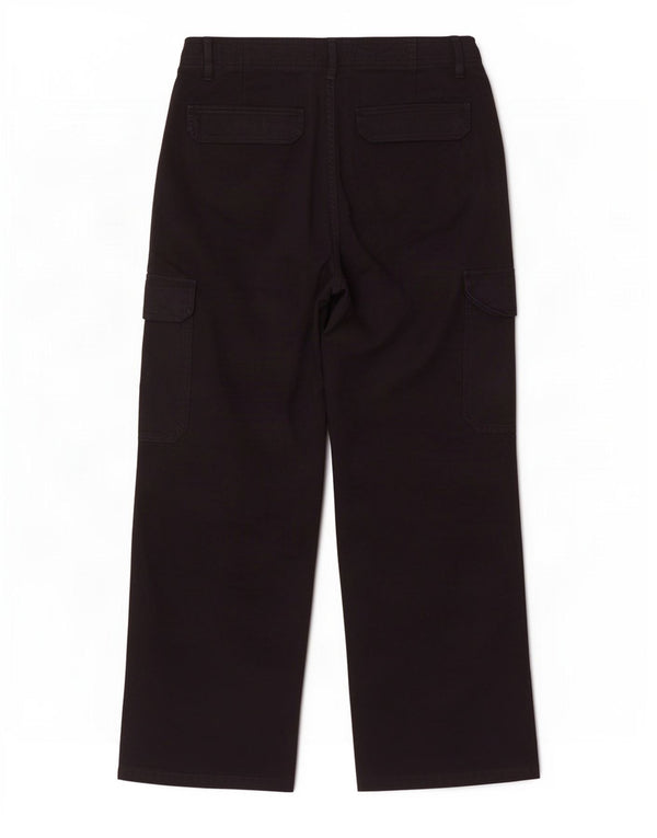Zara Γυναικείο Ψηλόμεσο Παντελόνι Cargo EU 38 Small W28 L27 Μαύρο