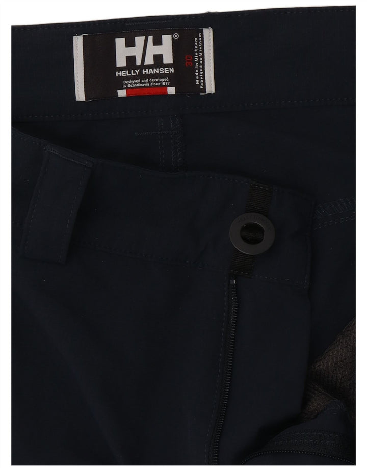 HELLY HANSEN Mens Cargo Shorts W30 Medium  Navy Blue Vintage Helly Hansen and Second-Hand Helly Hansen from Messina Hembry 