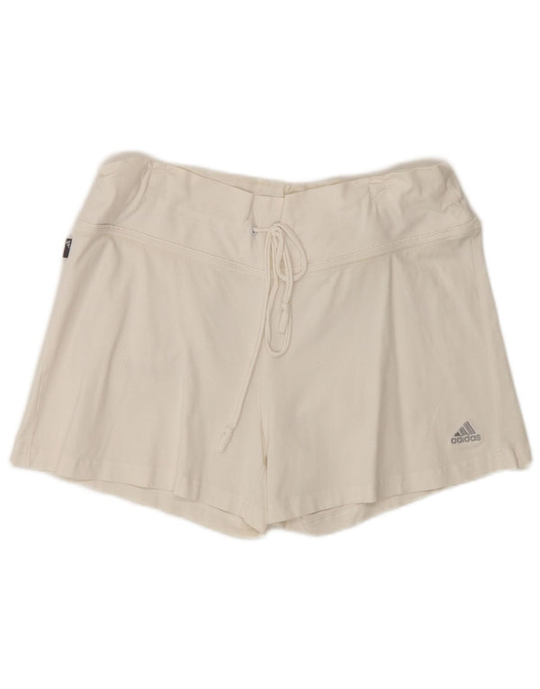 Γυναικείο αθλητικό σορτς Adidas UK 18 XL Λευκό βαμβακερό