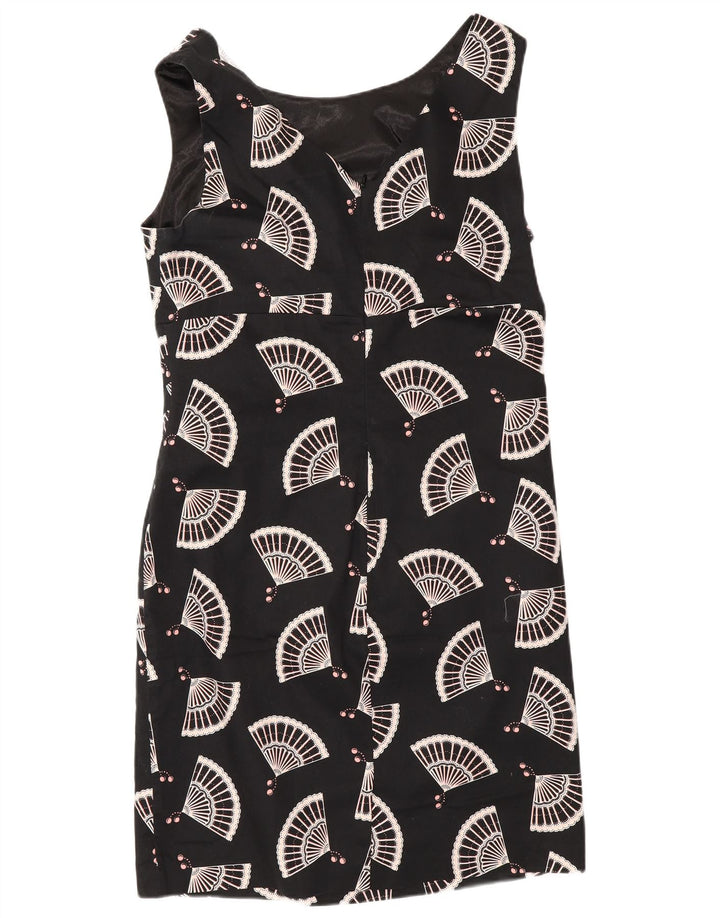 Γυναικείο αμάνικο φόρεμα Oasis Abstract Pattern UK 16 μεγάλο μαύρο