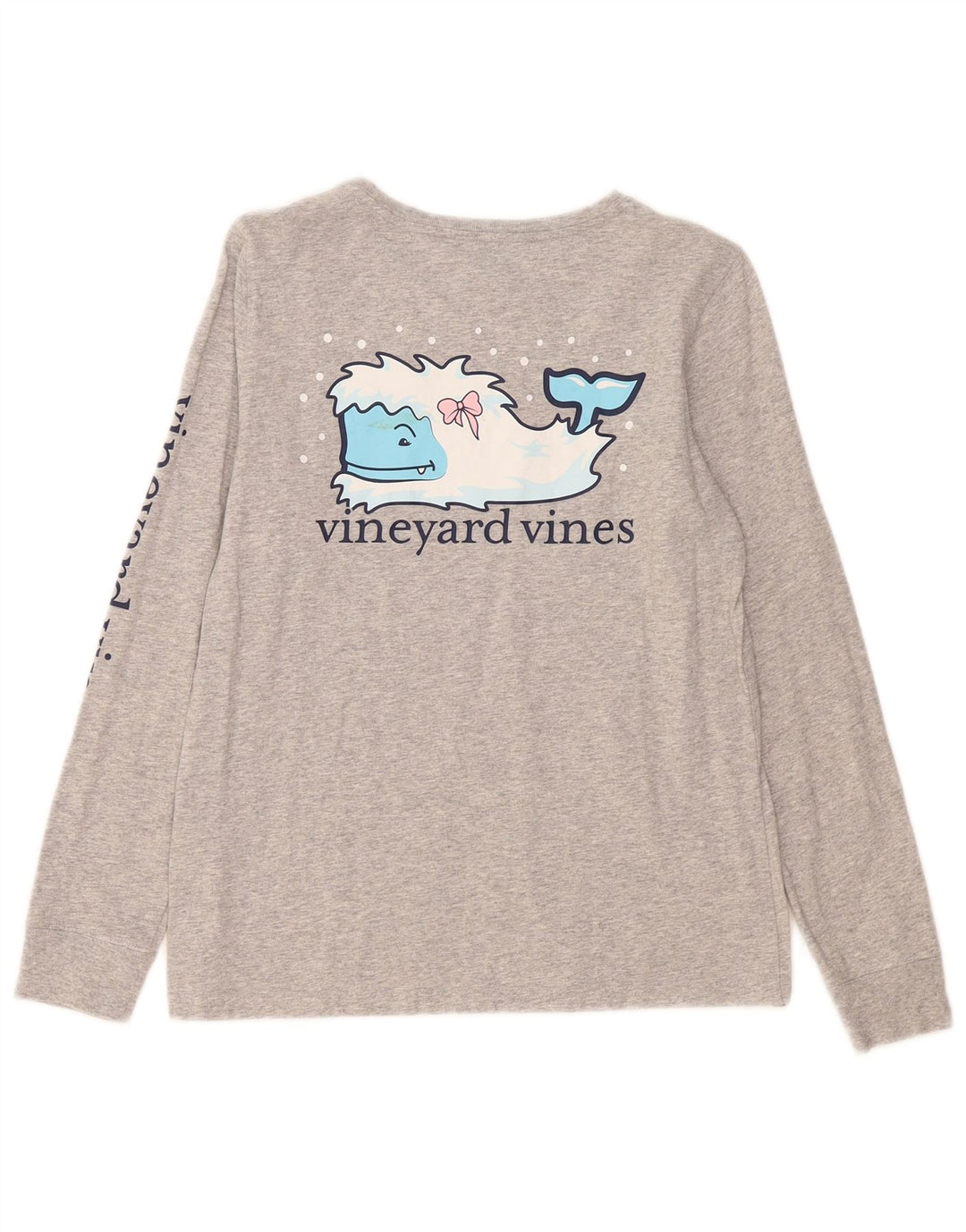 Vineyard Vines Γυναικείο γραφικό μακρυμάνικο UK 10 Small Grey Flecked