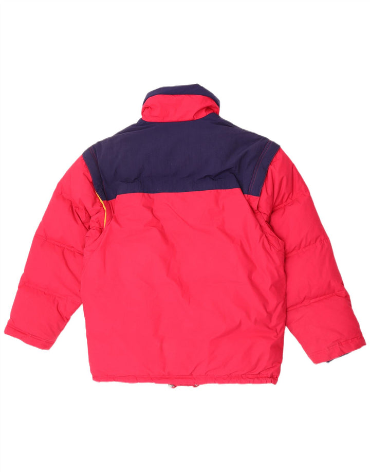 Ανδρικό μπουφάν Diadora Loose Fit με επένδυση UK 36 Small Red Colourblock Πολυεστέρας