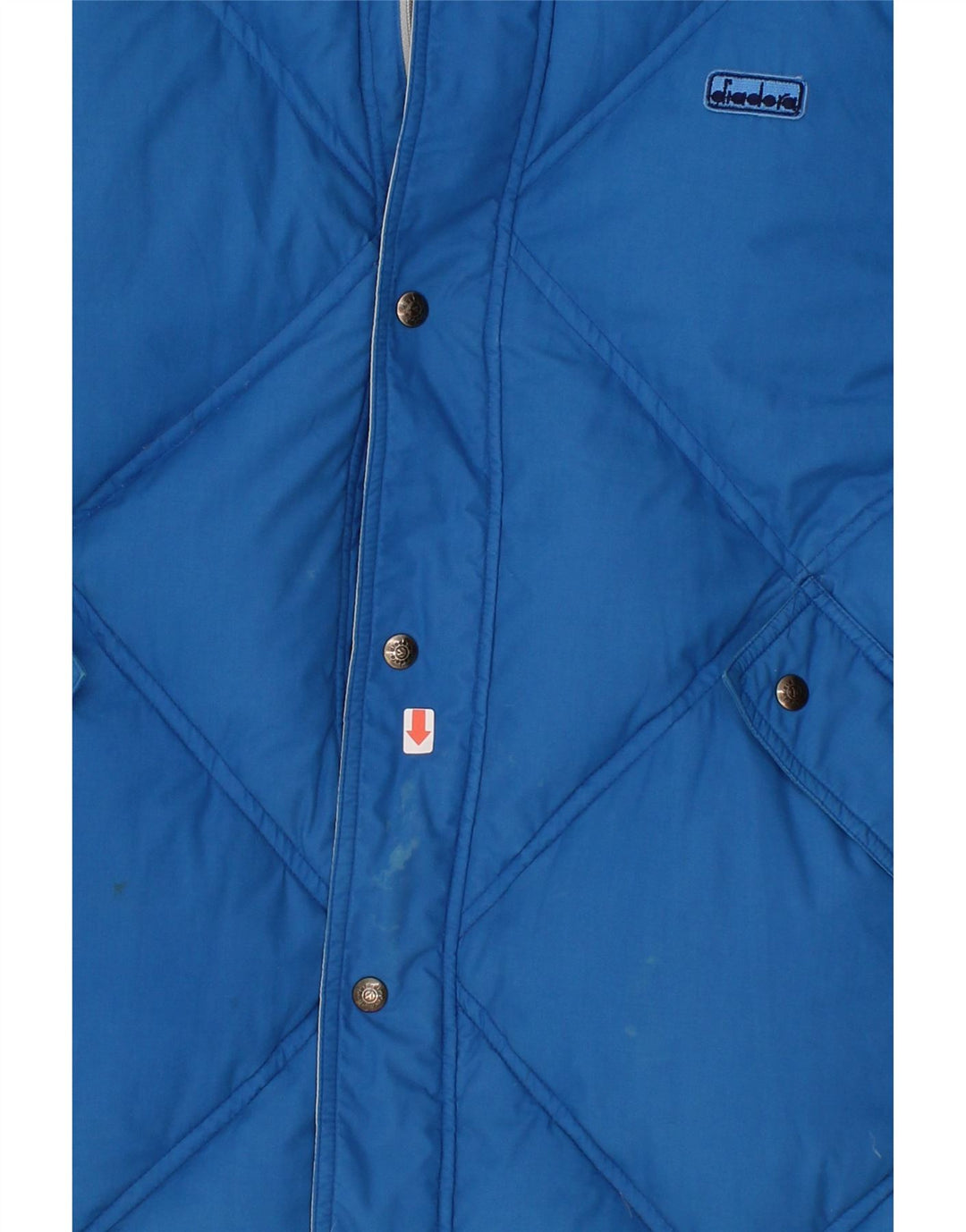 DIADORA Mens Reversible Padded Jacket UK 38 Medium Blue Vintage Diadora and Second-Hand Diadora from Messina Hembry 