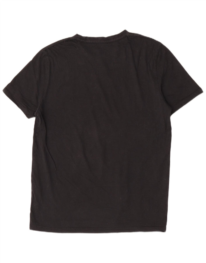 Ανδρικό T-Shirt All Saints Top μεγάλο μαύρο βαμβακερό