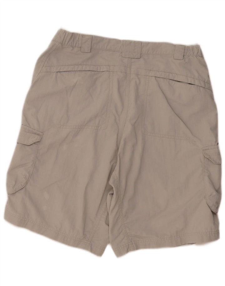 COLUMBIA Mens Cargo Shorts Medium W32  Grey Nylon Vintage Columbia and Second-Hand Columbia from Messina Hembry 