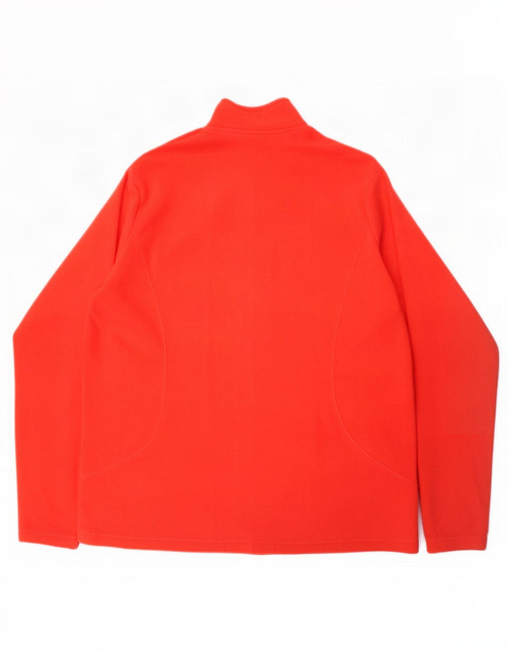 Marks & Spencer Γυναικείο Fleece Jacket UK 18 XL Red Polyester