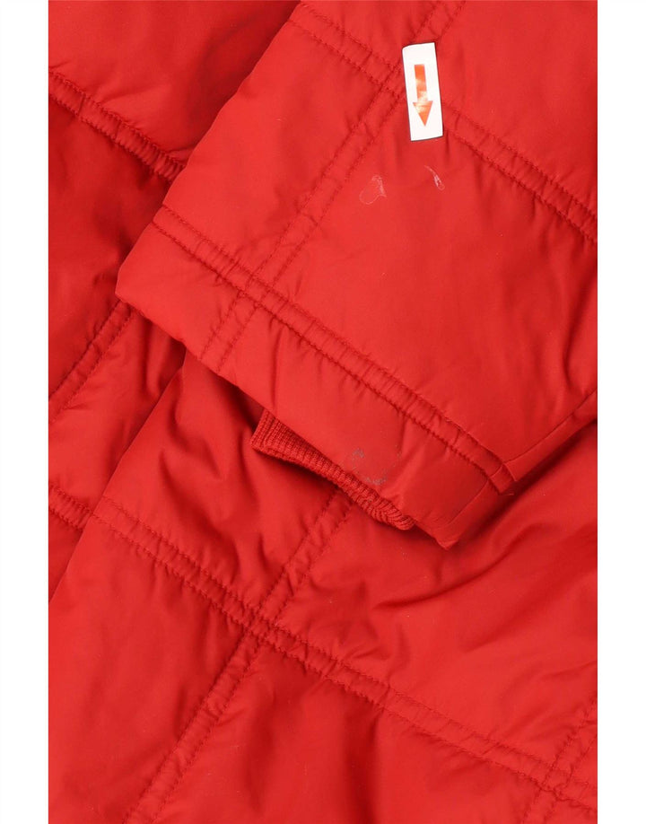 Adidas Boys padded Jacket 15-16 Years Red Polyamide