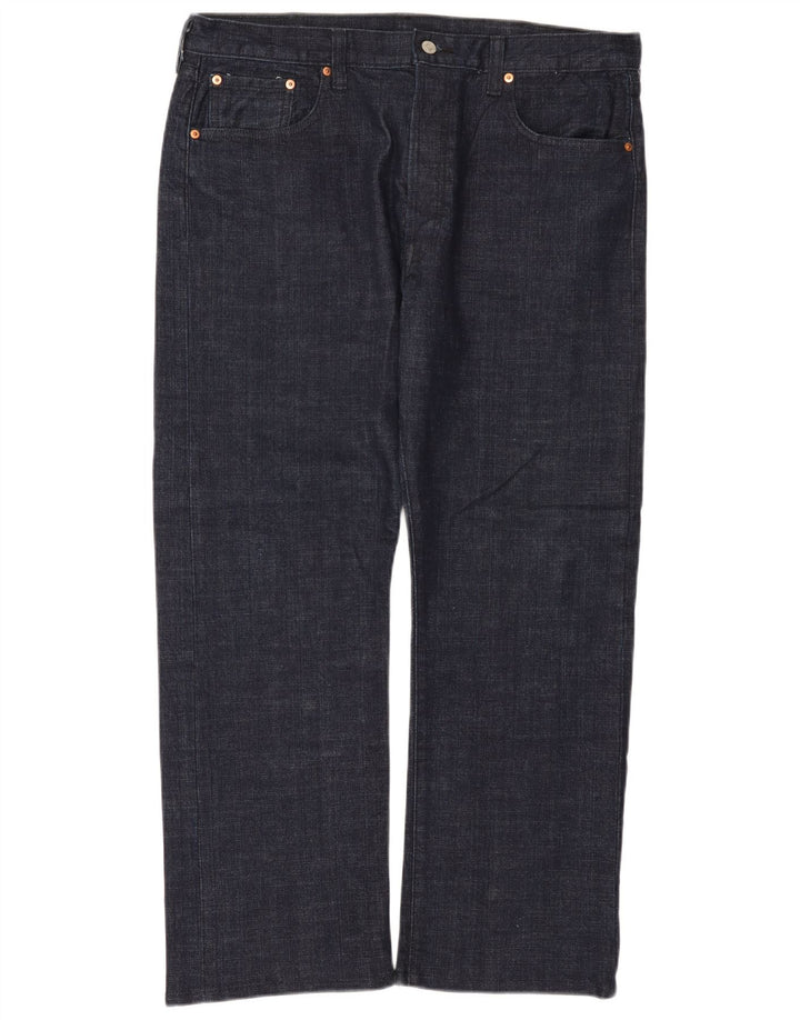 Ανδρικό τζιν Levi's Straight W38 L29 Navy Blue