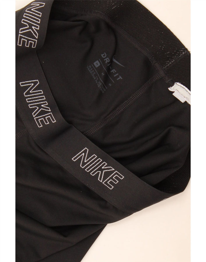 Γυναικεία Nike Dri Fit Graphic Capri leggings UK 12 Medium Black