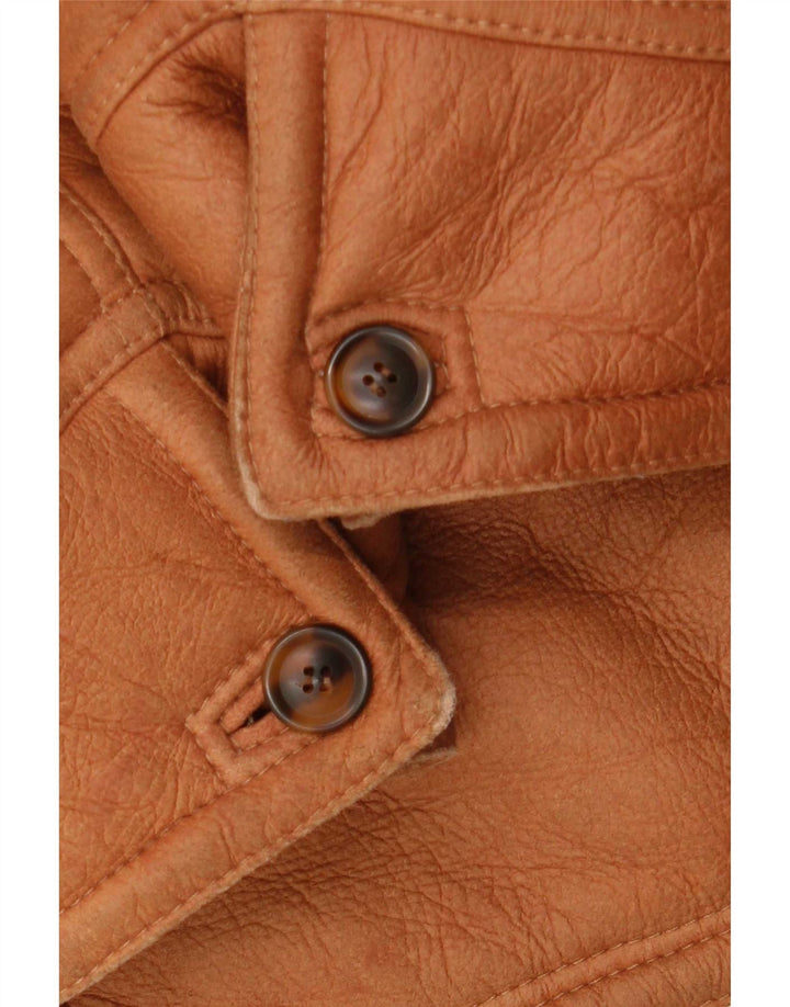 Vintage Ανδρικό Shearling Jacket IT 54 2XL Καφέ
