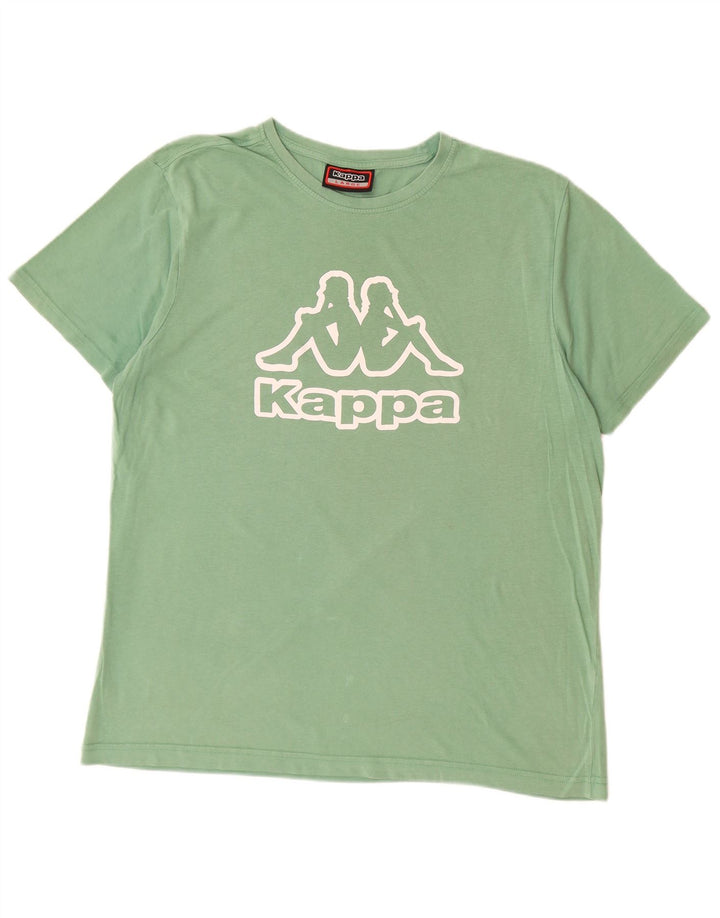 Ανδρικό γραφικό T-Shirt KAPPA Top Large Green