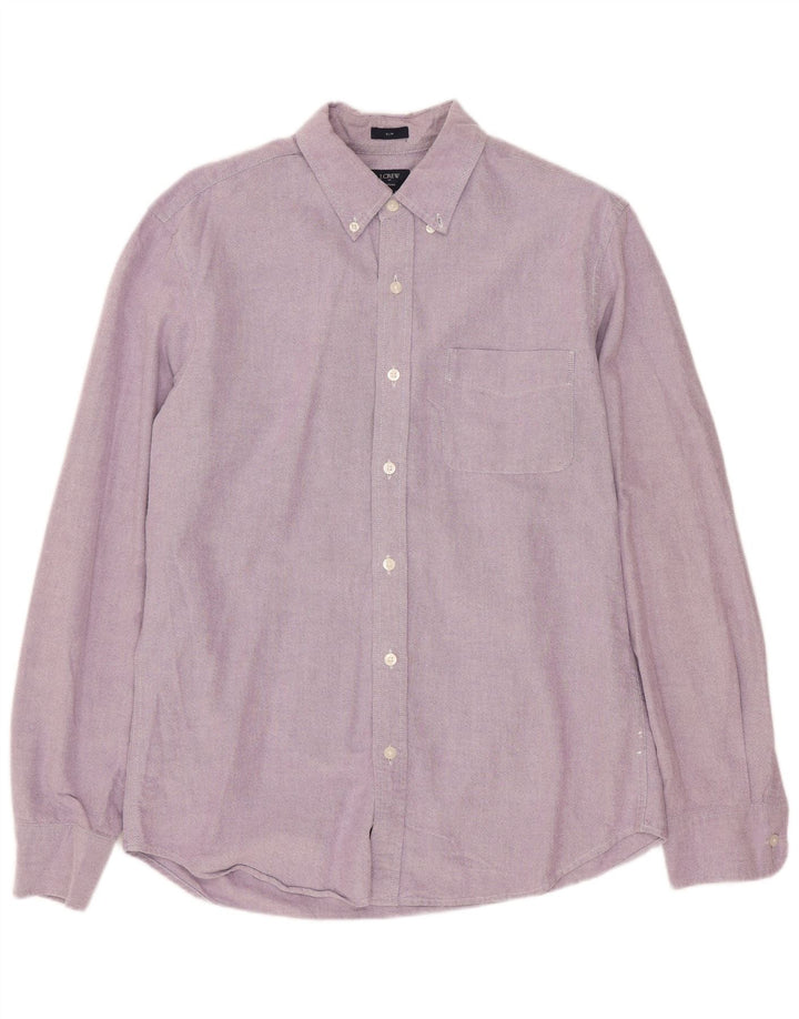 J. Crew Ανδρικό πουκάμισο Oxford Slim Medium Purple Βαμβακερό