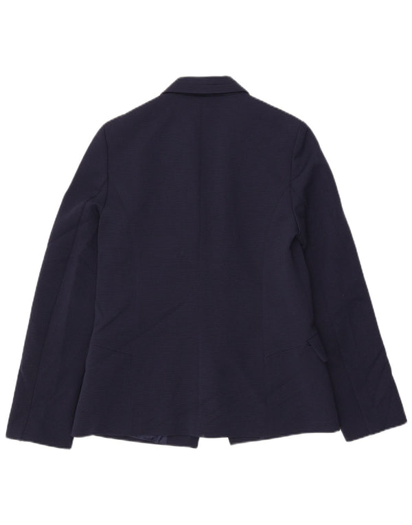 Oasis Γυναικείο Open Blazer Jacket UK 10 Small Navy Blue Polyester