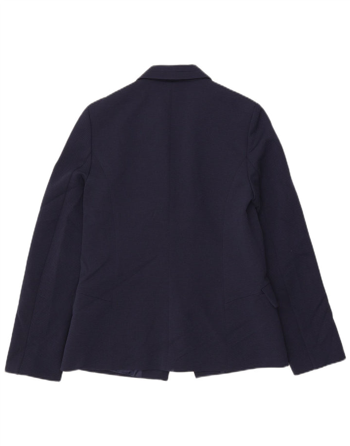 Oasis Γυναικείο Open Blazer Jacket UK 10 Small Navy Blue Polyester