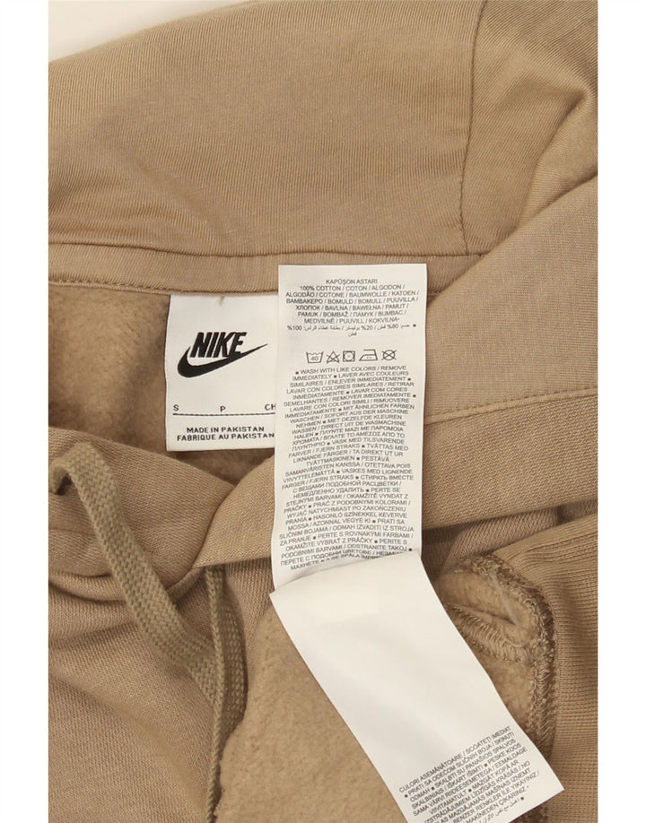 Ανδρικά κουκούλα Nike, μικρό μπεζ βαμβακερό