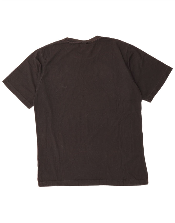 Ανδρικό T-Shirt NIKE Top UK 42/44 μεγάλο μαύρο βαμβακερό