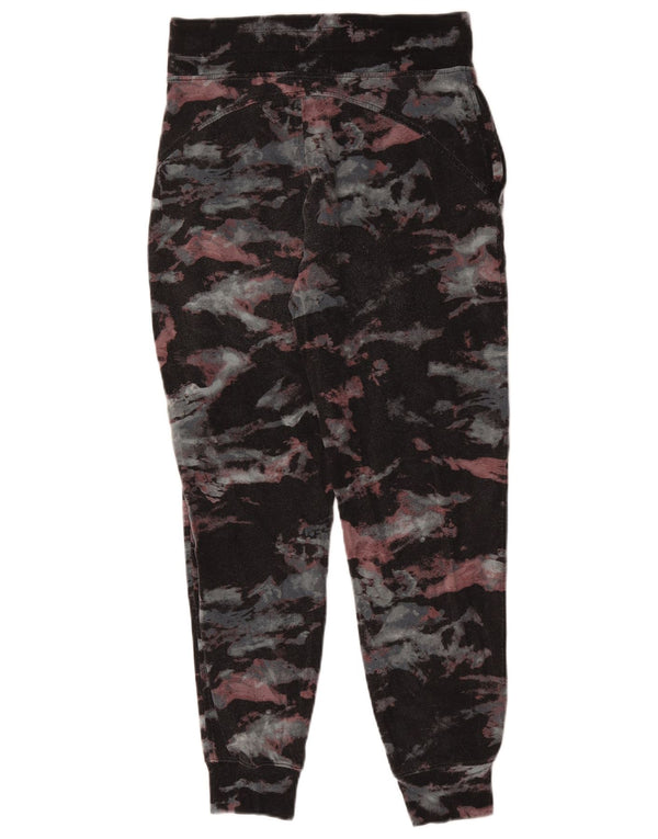 Athleta γυναικεία αθλητική φόρμα παντελόνι Joggers UK 10 Small Black Camouflage