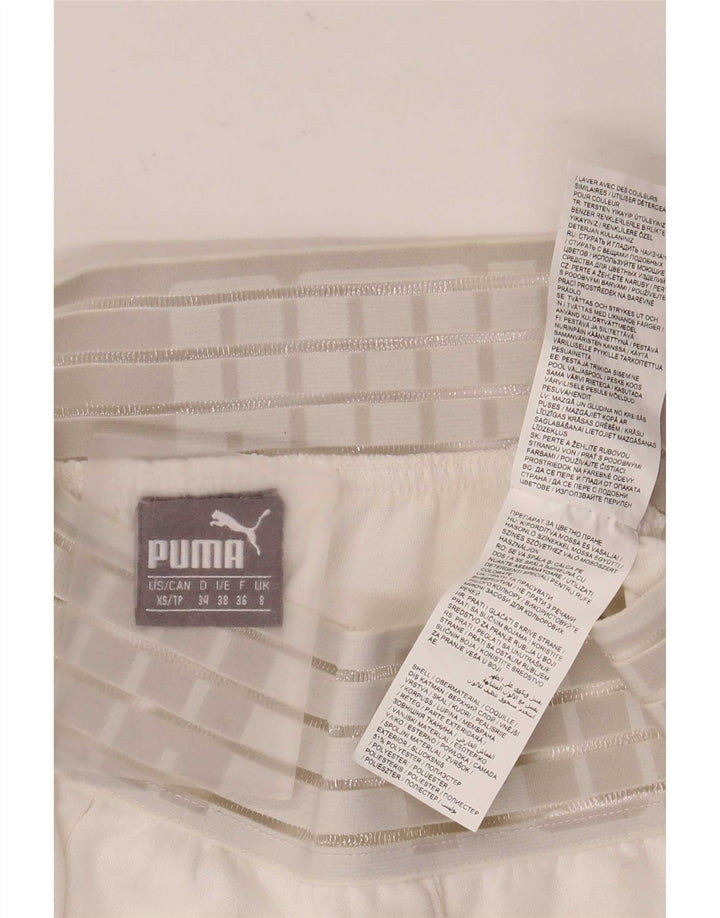 Γυναικεία γραφικά αθλητικά σορτς Puma UK 8 Small White Polyester