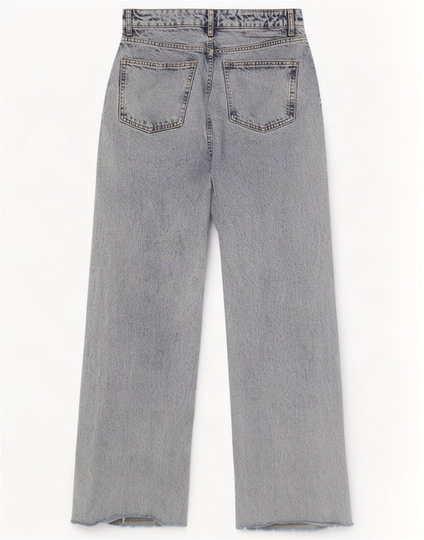 Zara Γυναικείο Ψηλόμεσο Χαλαρό Τζιν EU 38 Small W28 L33 Μπλε