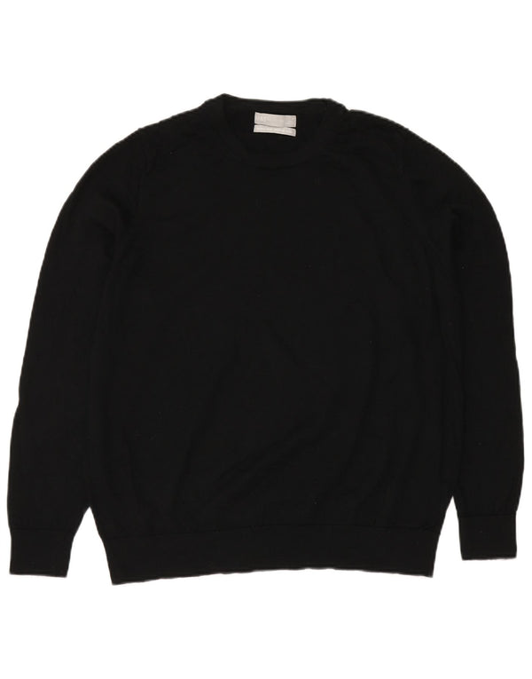 MARKS & SPENCER Γυναικείο πουλόβερ με λαιμόκοψη UK 20 2XL Μαύρο